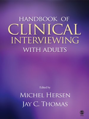 cover image of Handbook of Clinical Interviewing With Adults
